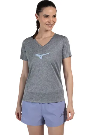 Mizuno Camiseta de Corrida Feminina Big Logo