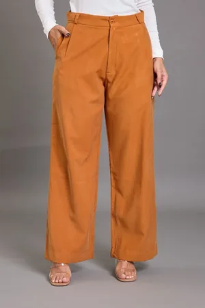LEMIER Calça Malha Feminina Pantalona Em Viscose Collection