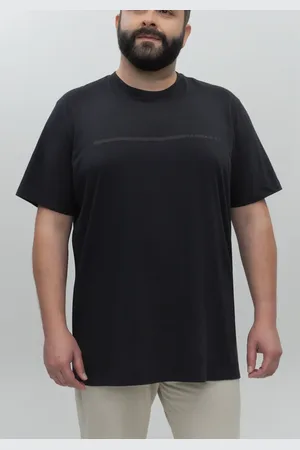 HANGAR 33 Camiseta Mangas Curtas Big & Tall Em Malha Responsável