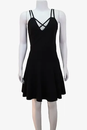 EMIGÊ Vestido Clock House Curto Alças Produto Gentilmente Usado
