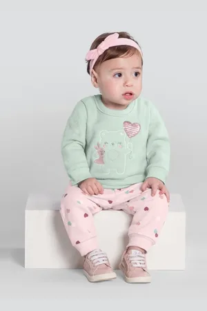 Brandili Infantil - Conjunto Menina De Ursinhos Baby