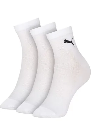 PUMA Kit 6 Pares Meias Cano Médio Algodão Sport Unissex