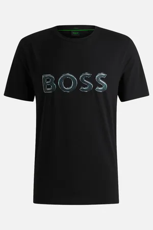 HUGO BOSS Camiseta Regular Tee Logo Preta