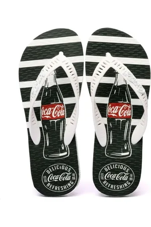 Coca Cola Shoes Chinelo Coca-Cola Shoes Delicious Preto