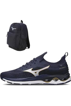 Mizuno Kit 1 Tênis de Corrida Masculino Wave Legend 3 e 1 Mochila Energy