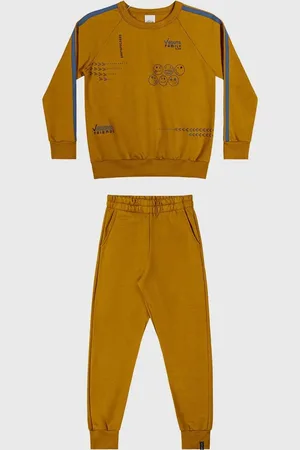 Elian Infantil - Conjunto 2pçs Manga Longa Blusa E Calça