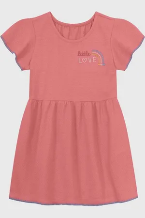 Brandili Vestido Manga Longa Full Print