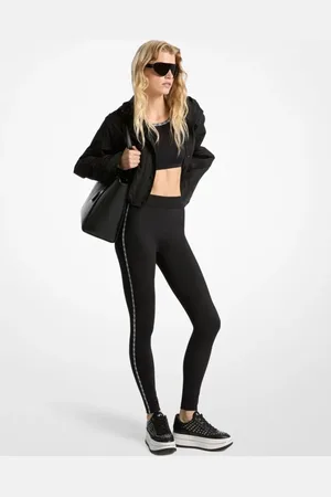 Michael Kors Legging Com Faixa De Logo Mr530pk1re001