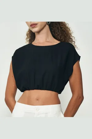 Colcci Blusa Cropped Ou25 Feminino