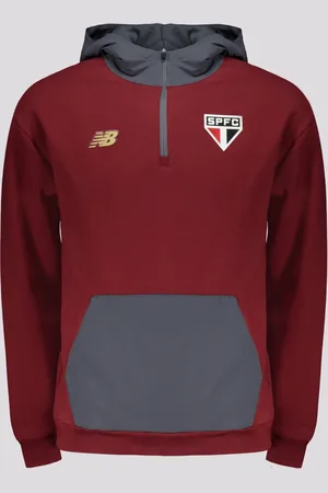 New Balance Moletom São Paulo Viagem Bordô