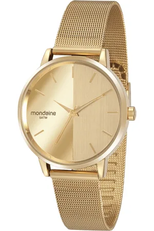 Mondaine Relógio Feminino Malha de Aço Espelhado