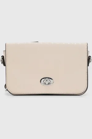 Guess Bolsa Transversal Monograma Off-White