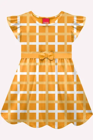 KYLY Infantil - Vestido Menina Xadrez