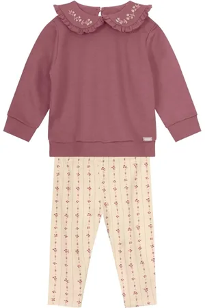 Brandili Infantil - Conjunto Menina Florido Com Babado Mundi