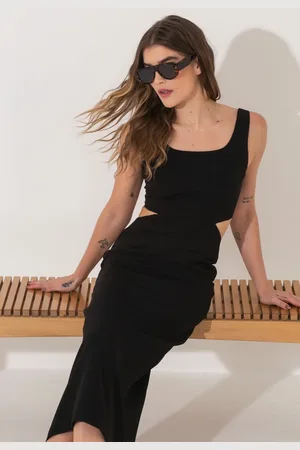 Traymon Vestido Alfaiataria Midi