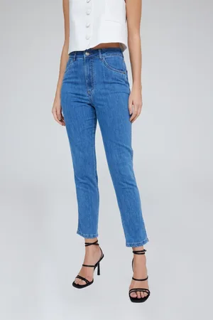 Traymon Calça Jeans Reta 5 Bolsos