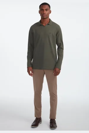 Traymon Polo Piquet Slim Manga Longa