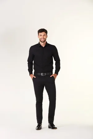 Traymon Calça Skinny Algodão Egípcio