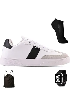 CALCADOS LGHT LIGHT Tenis Casual Masculino Adulto Classico Basico Light Original + Mochila Bag + Meia e Relogio