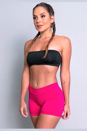 Mvb Modas Short Curto Cintura Alta Fitness