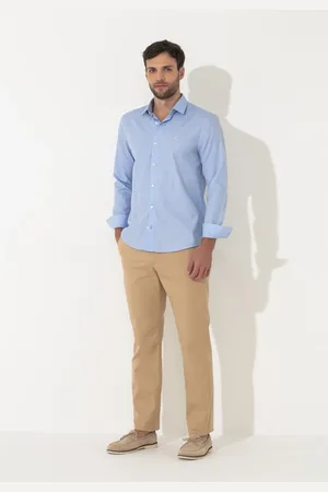 Traymon Calça Sarja Regular Moovexx Areia