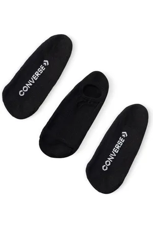 Converse Meia Invisível Cano Baixo Star Chevron Preta (3 Pares)