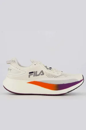 Fila Tênis Racer T2 Xtreme Feminino Bege e Roxo
