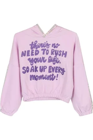 Petit cherie Infantil - Blusa Moletom Moments Lilás Perfumaria 16