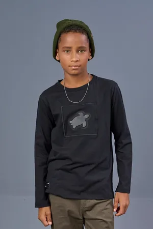 Ok & Friends Infantil - Camiseta em malha de algodão com efeito embossed Ok&Friends 10