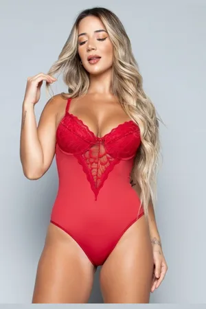 VEKYO Body Feminino Com Aro Sem Bojo Meia Taça Juliette