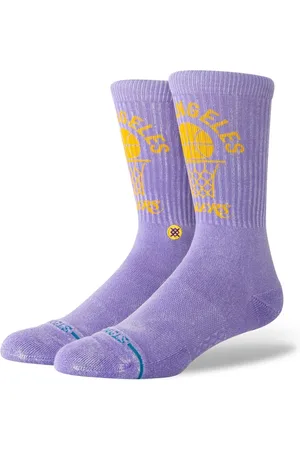 Stance Meia Vintage Los Angeles Lakers Roxa