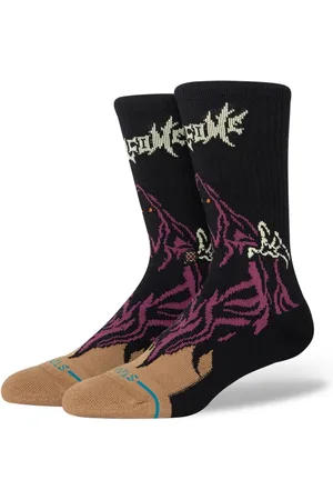 Stance Meia Welcome Skelly Preta