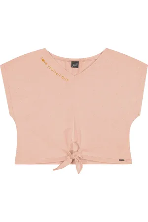 Elian Infantil - Blusa Juvenil Nó Salmão 18