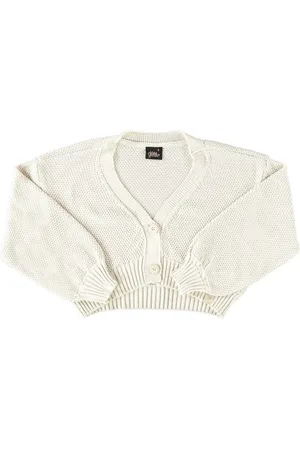 Gloss Infantil - Cardigan Cropped em Tricô Juvenil