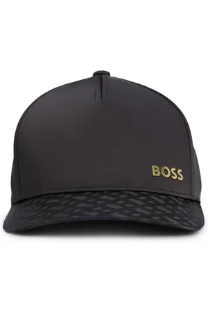HUGO BOSS Boné De Cetim Com Aba Jacquard De Monograma - ÚNICO
