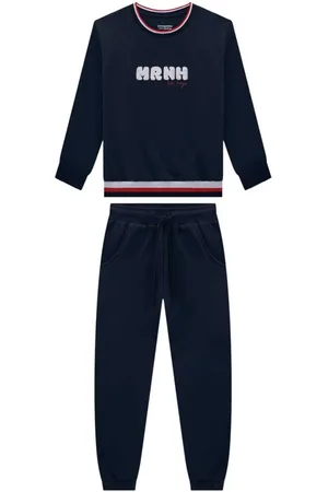 Onda Marinha Infantil - Conjunto Casaco e Calça Moletom Masculino