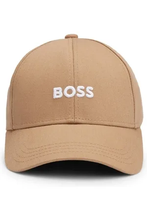 HUGO BOSS Boné de algodão twill com seis painéis e logo bordado