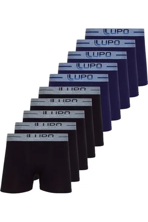 LUPO Kit com 10 Cuecas Boxer 784-016