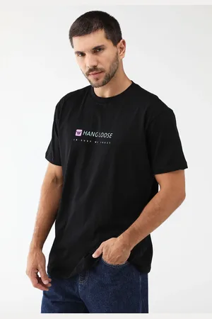 Hang Loose Camiseta Reta Basic Preta