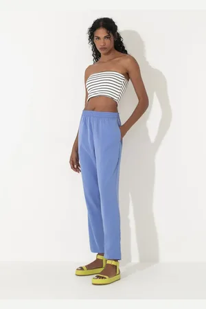 Traymon Calça Comfy Cintura Alta Lavanda
