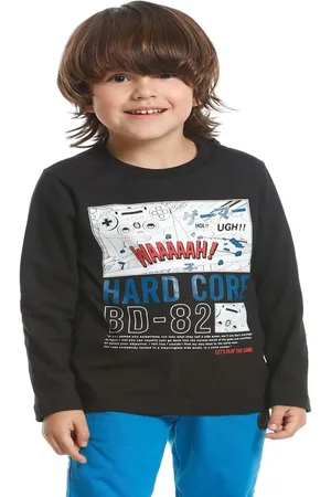 Banana Danger Infantil - Blusa ML Preta 1