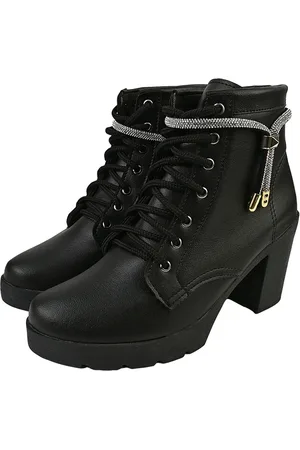 Donatella Shoes Coturno Feminino Bota Salto Alto Plataforma Brilho Strass Cadarço Enfeite Removível Novo