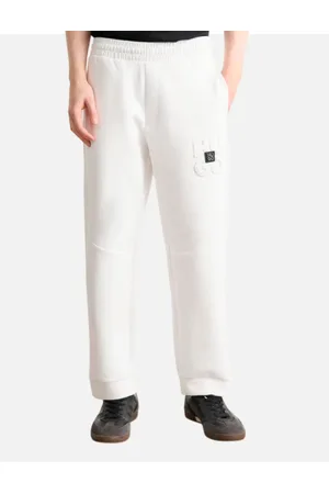 HUGO BOSS Calça Moletom Debospant Regular Fit Branca