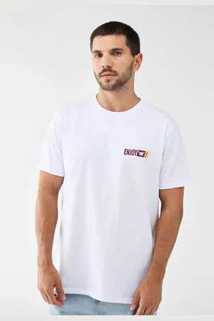 Hang Loose Camiseta Reta Logo Branca