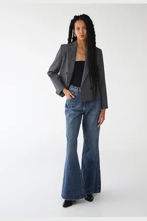 LANCA PERFUME Calça Jeans Flare Lisa