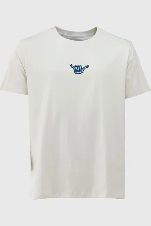Hang Loose Camiseta Reta Wildguys Branca
