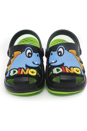 Plugt Infantil - Babuche Sandália Menino Pop Baby Dino Verde