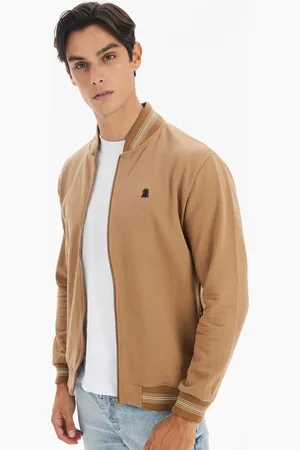 Polo Wear Jaqueta Masculina Moletom Gola Alta Claro
