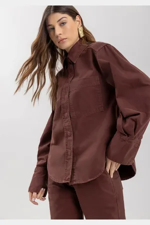 LEZ A LEZ Camisa Alongada Com Bolso Frontal Em Sarja