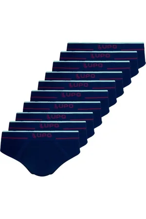 LUPO Kit com 10 Cuecas Slip 624-003